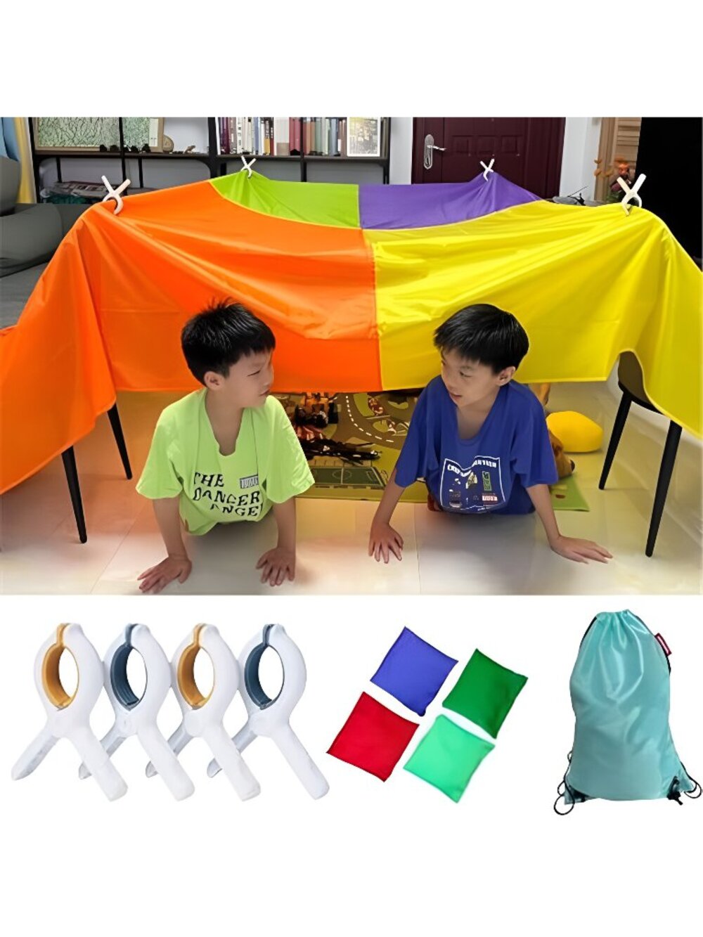 Magic Fort Building Kit for Kids with CPC Certification - Large Lightweight